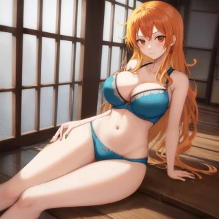 Indoor, Anime style, One Piece Nami, Pants